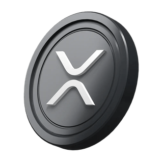 In de instapgids voor crypto een grafisch element met de XRP Ripple-munt